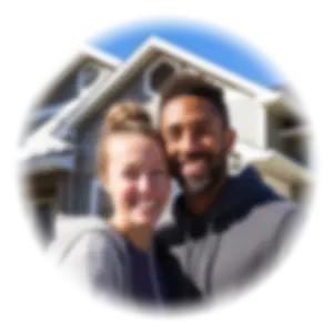 Family with New Home